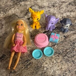 Barbie Chelsea Birthday Party Animal Set